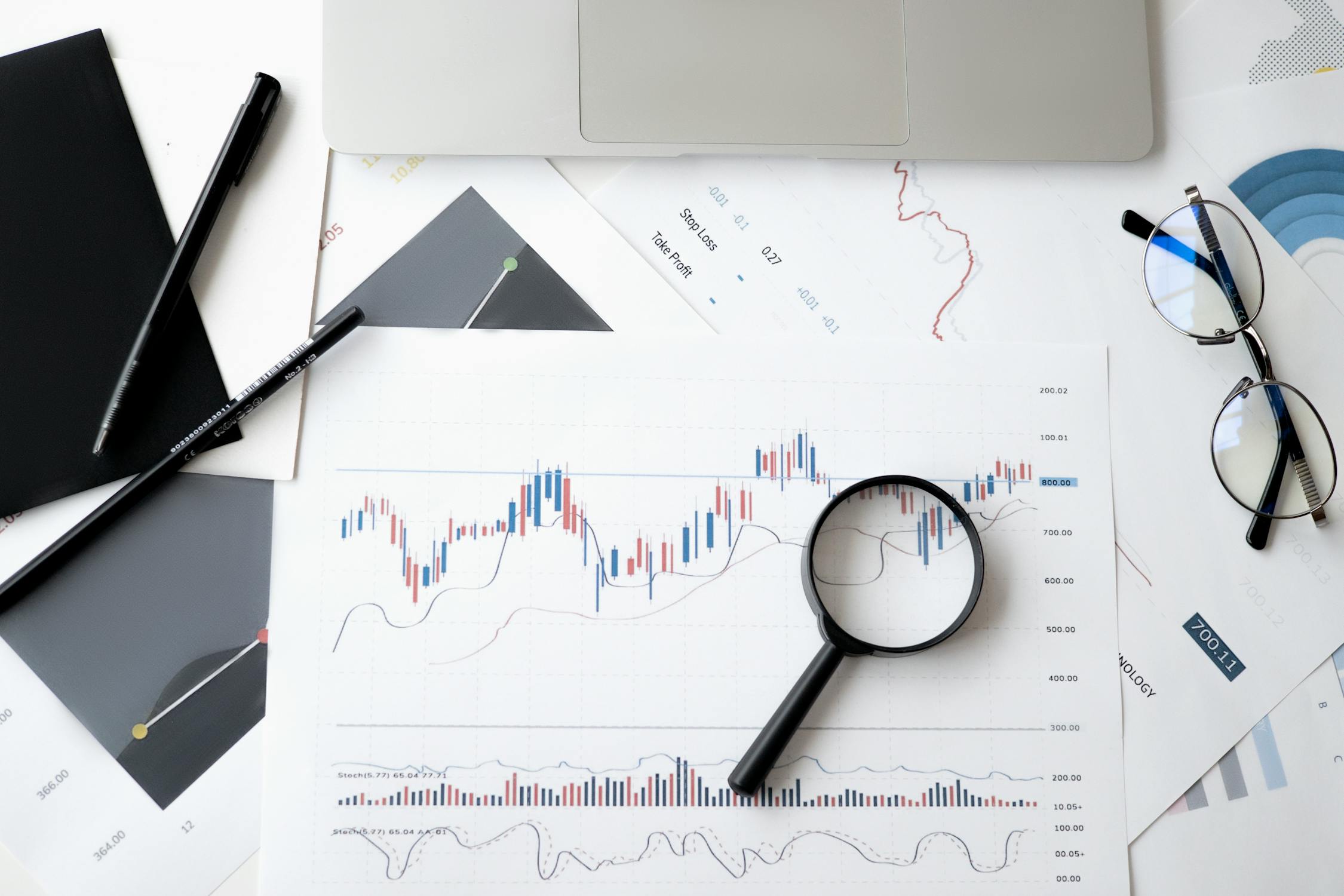 Business growth chart showing technology investment impact