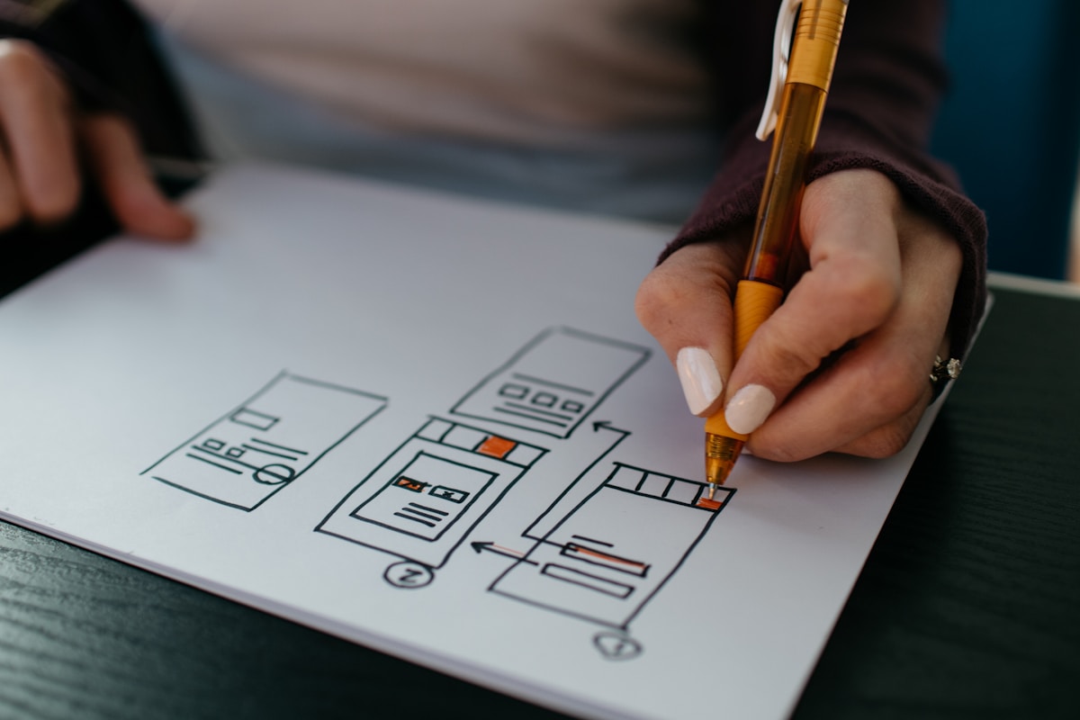 Webflow designer interface