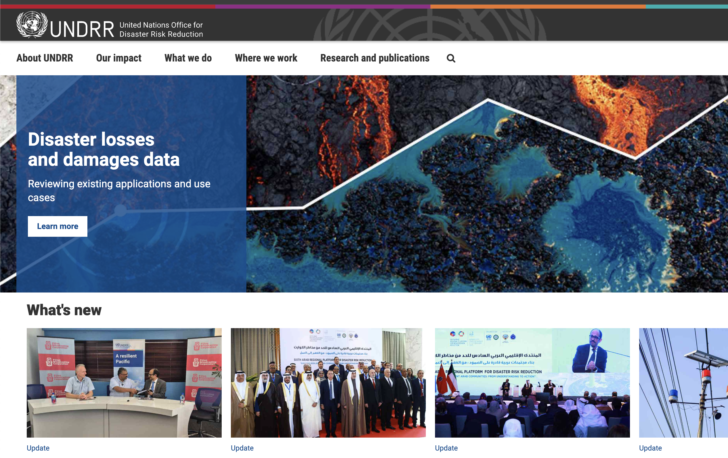 United Nations Office for Disaster Risk Reduction case study